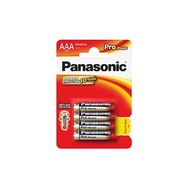 Panasonic Alkaline Paristo LR03 / AAA Pro Power - 4kpl