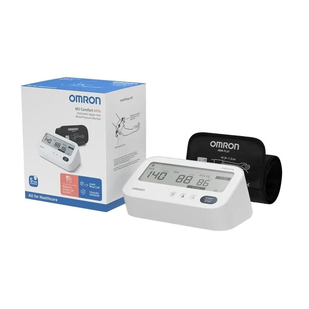 OMRON M3 Comfort AFib verenpainemittari olkavarteen