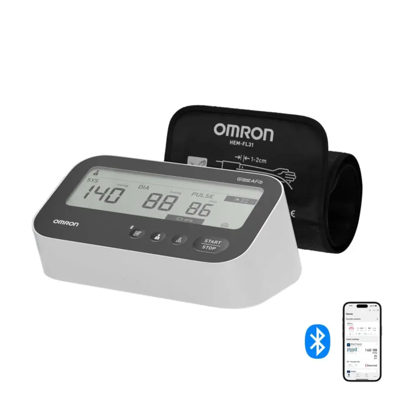 OMRON M4 Connect AFib verenpainemittari olkavarteen, Bluetooth